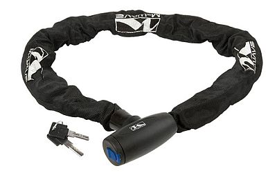 Превью  Велозамок M-WAVE б/н цепной 10 х 10 х 1100 мм.